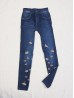 High Waist Denim Style Stretchy Legging (Fleece Lined) (One Size)